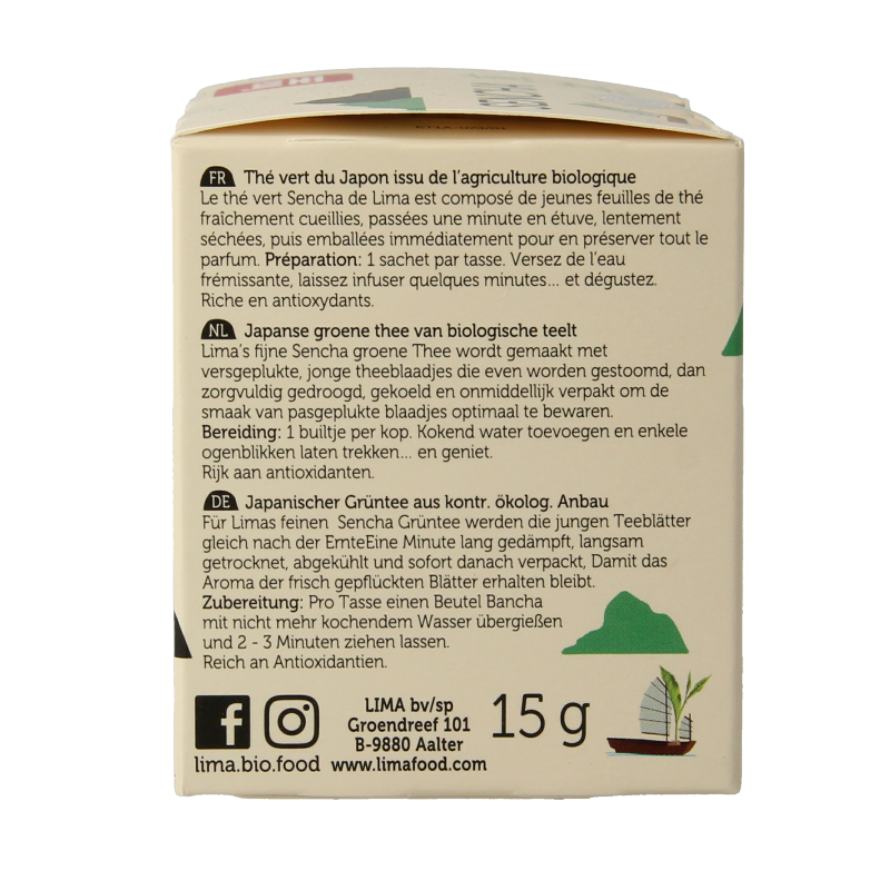 Lima Sencha builtjes bio 15 Gram