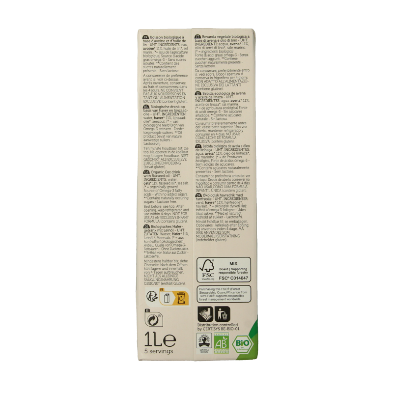 Lima Oat omega 3 bio 1 Liter