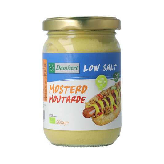Damhert Mosterd natriumarm glutenvrij bio  200.00 Gram