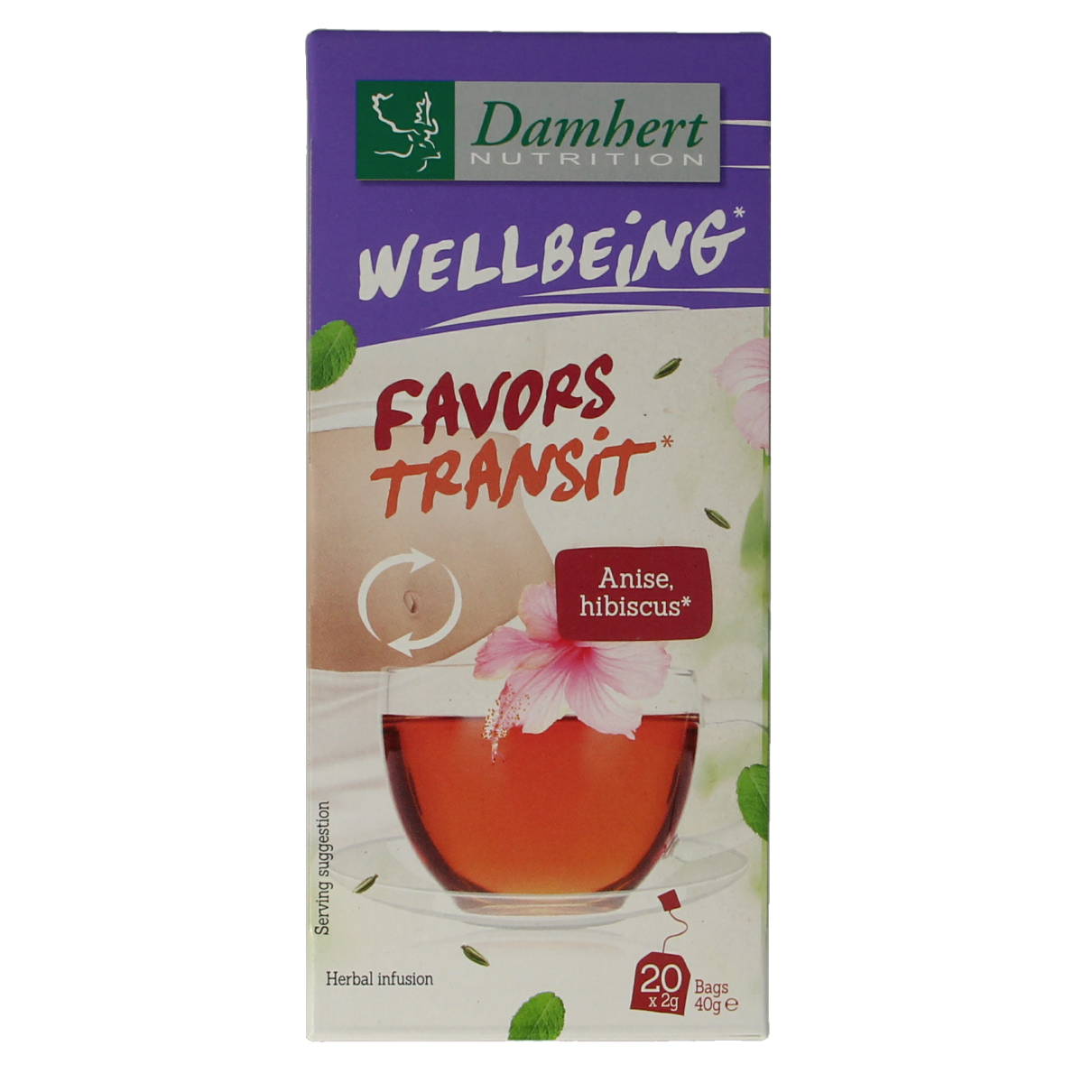 Damhert Tea time stoelgangthee 20.00 Zakjes