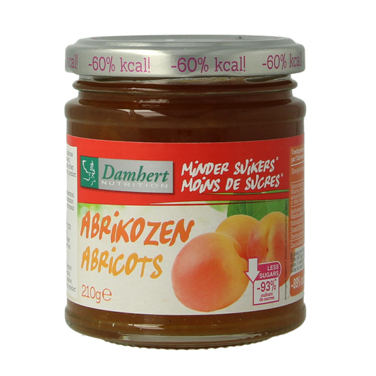Damhert Confituur abrikoos low carb 210.00 Gram