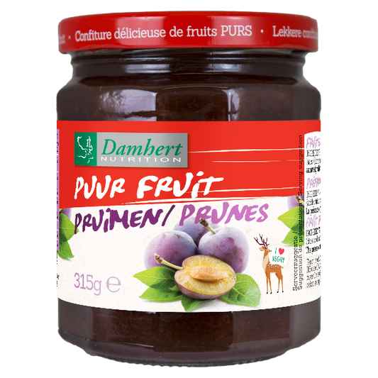 Damhert Puur fruit confituur pruimen 315 Gram