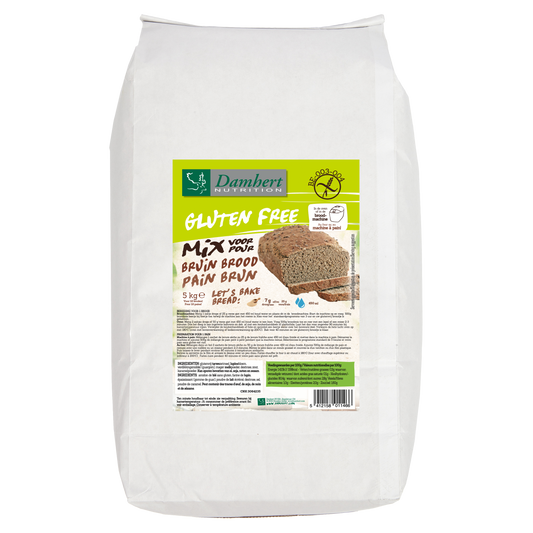 Damhert Broodmix bruin glutenvrij 5 Kilogram