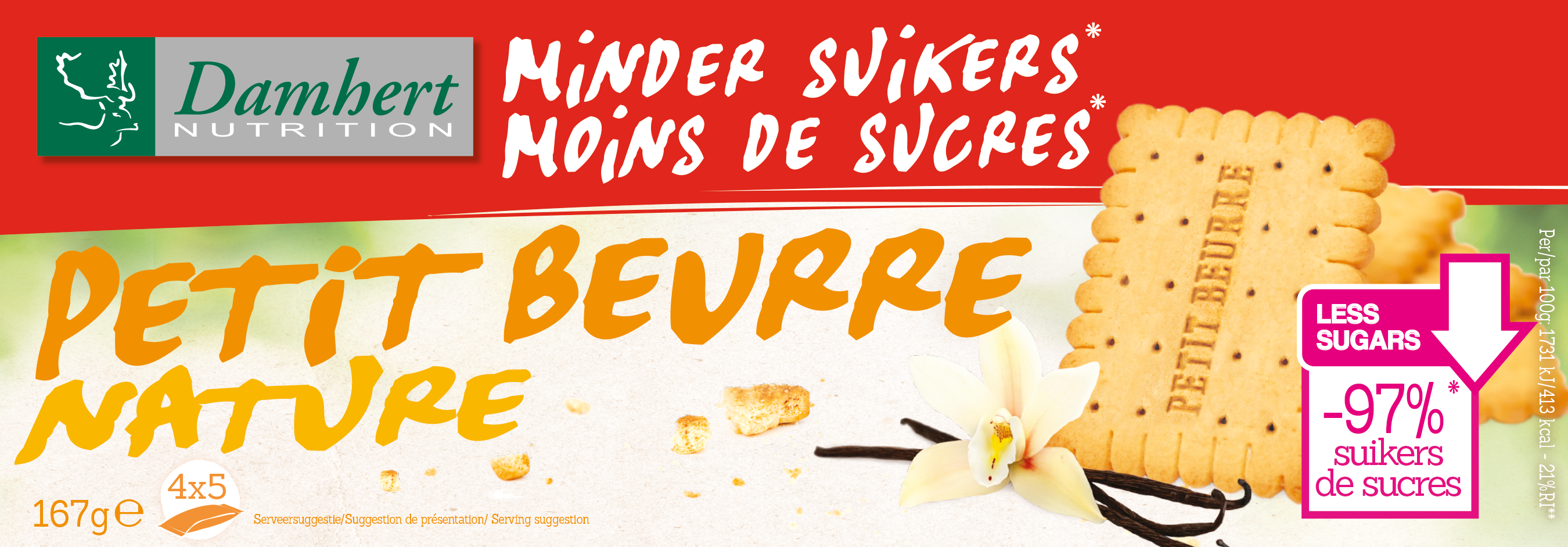 Damhert Petit beurre natuur 167 Gram