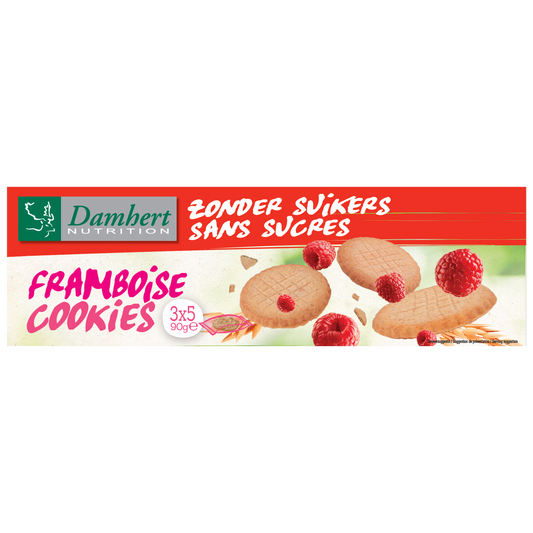 Damhert Framboise cookies 90.00 Gram