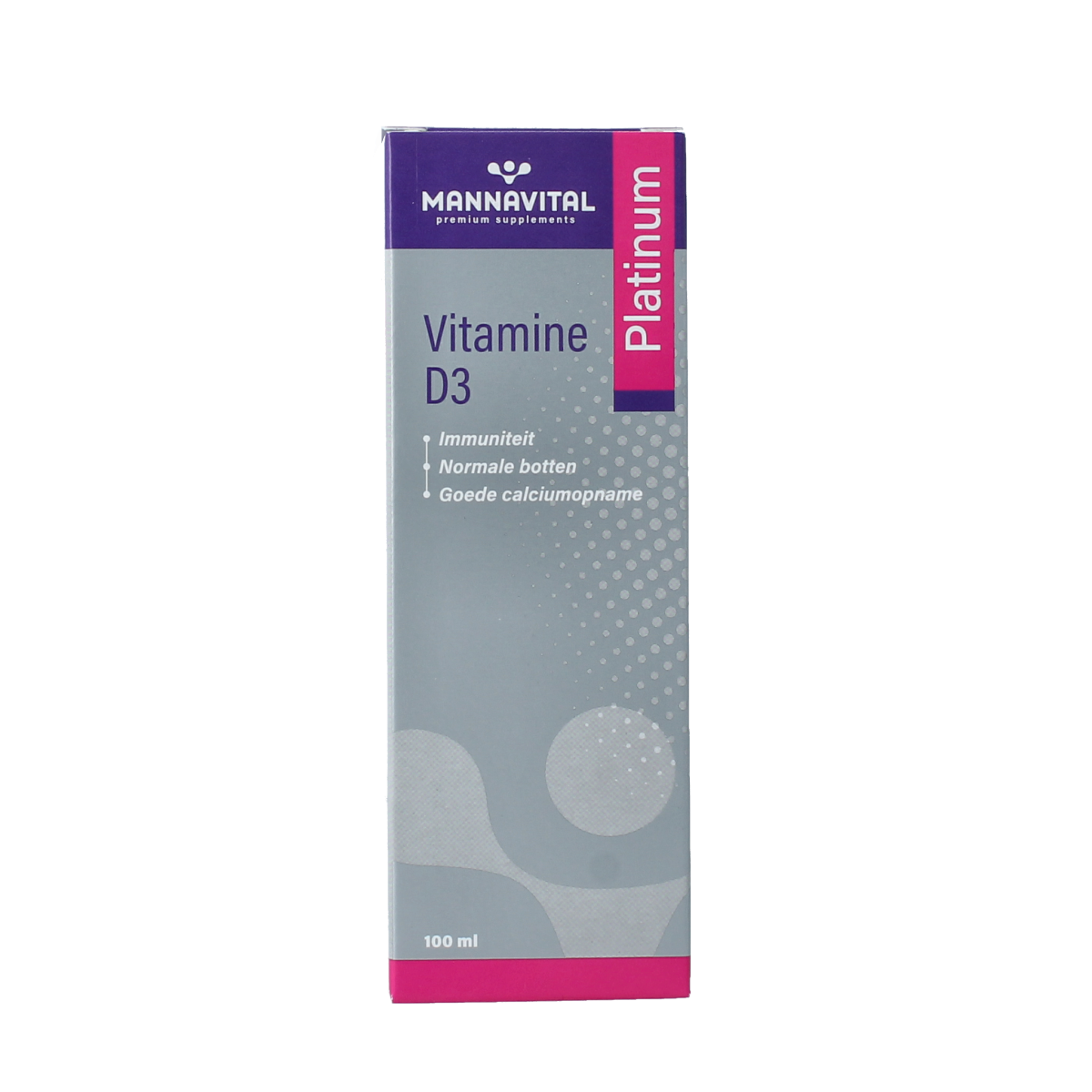 Mannavital Vitamine D3 platinum 100.00 Milliliter