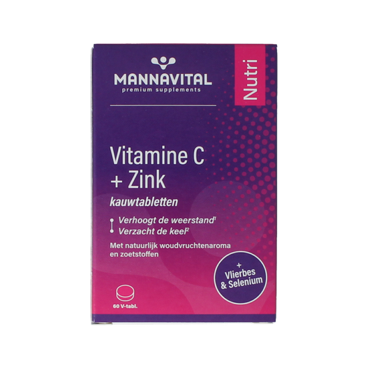 Mannavital Vitamine C plus zink 60 Tabletten