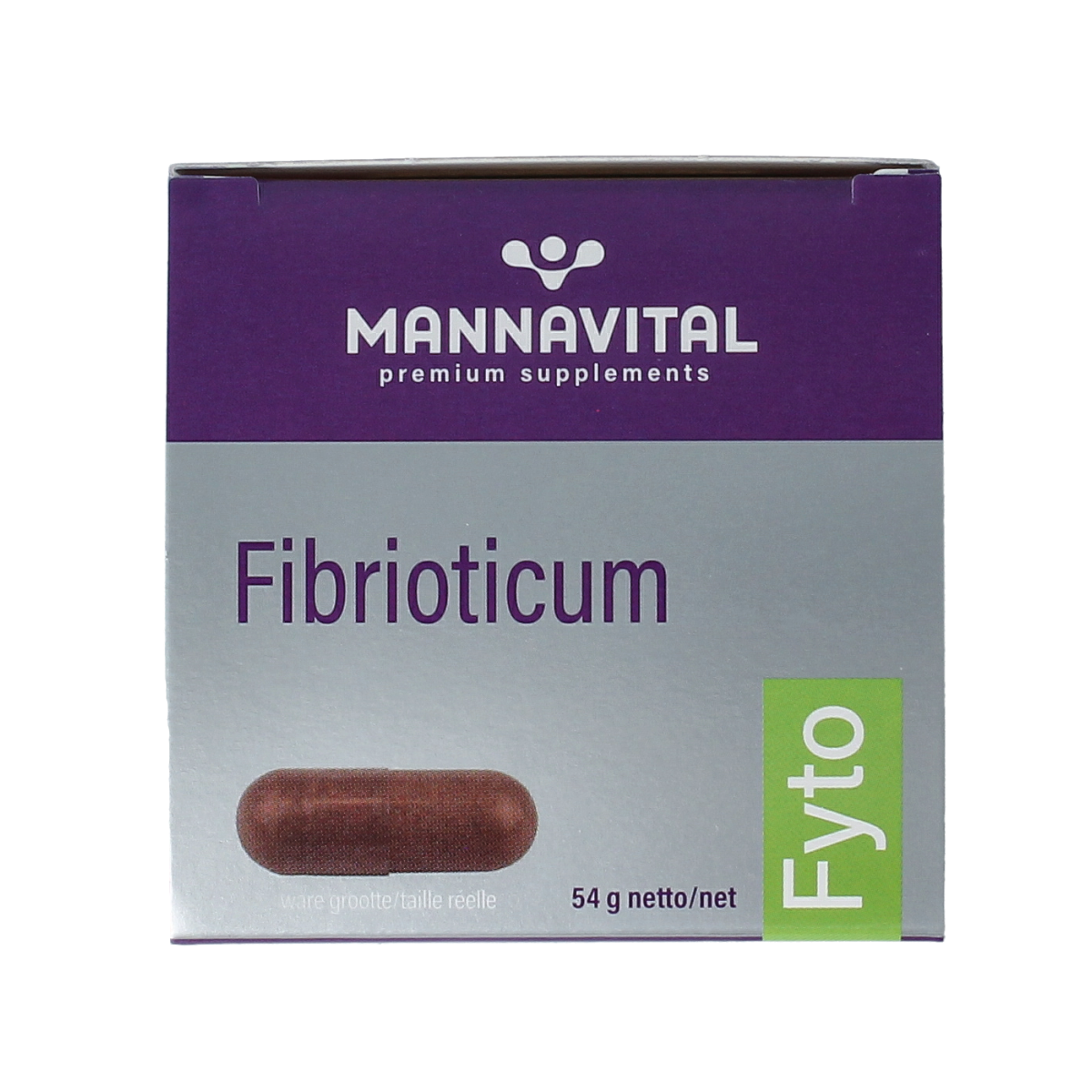 Mannavital Fibrioticum platinum 90.00 Vegetarische capsules