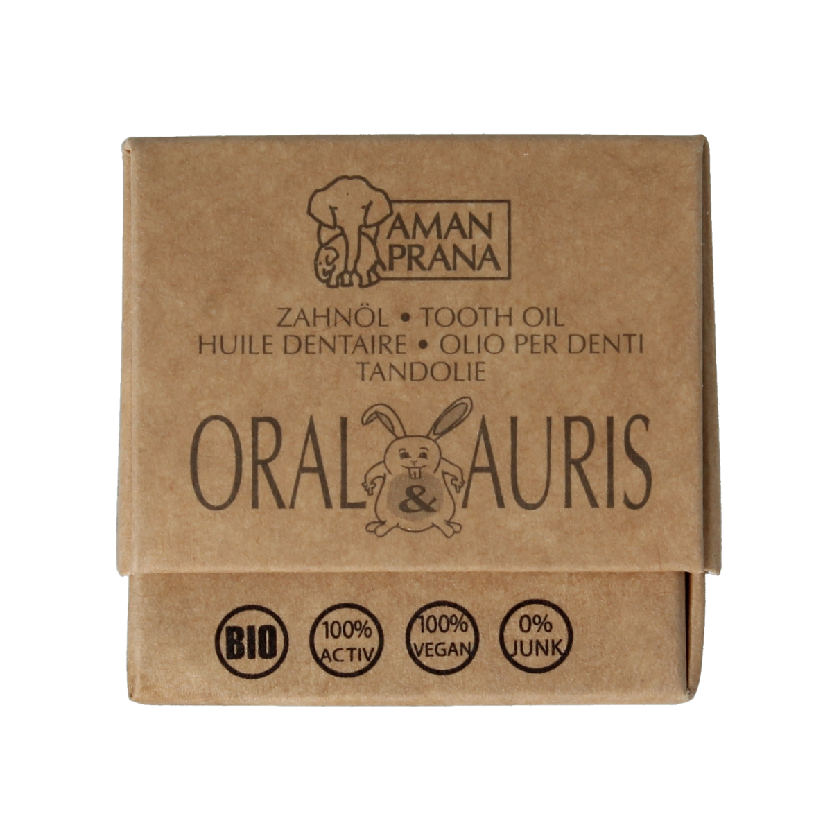 Amanprana Oral & Auris baby and toddler ear and mouth care product in 5ml bottle, suitable for gentle oral and ear hygiene.