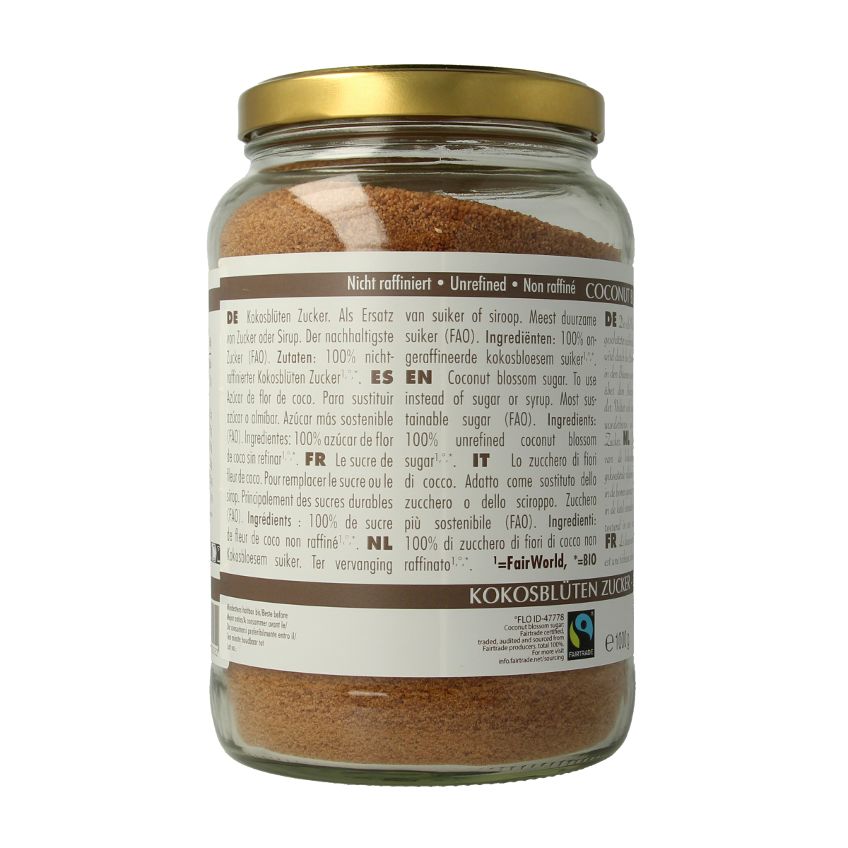 Amanprana Gula java brut bio 1.00 Kilogram