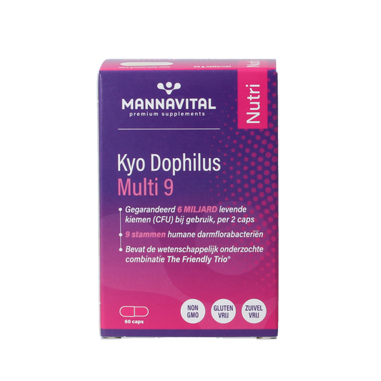 Mannavital Kyo dophilus multi 9 60.00 Capsules