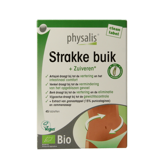 Physalis Strakke buik bio 45 Tabletten