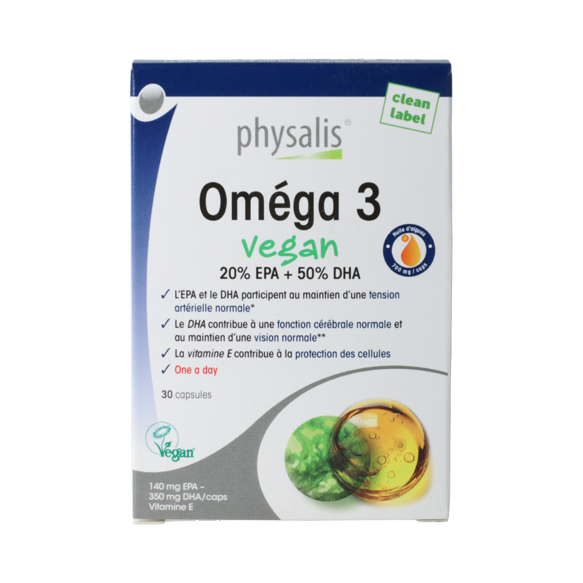 Physalis Omega 3 vegan 30.00 Capsules