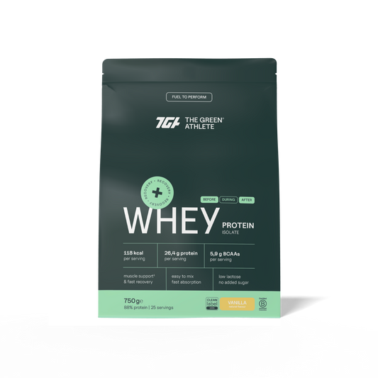 The Green Athlete Whey protein isolate vanilla 750 Gram