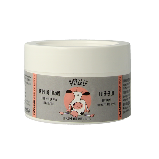 Evi Line Uierzalf 250ml body care product in a white tube with a flip cap, designed for nourishing skin.