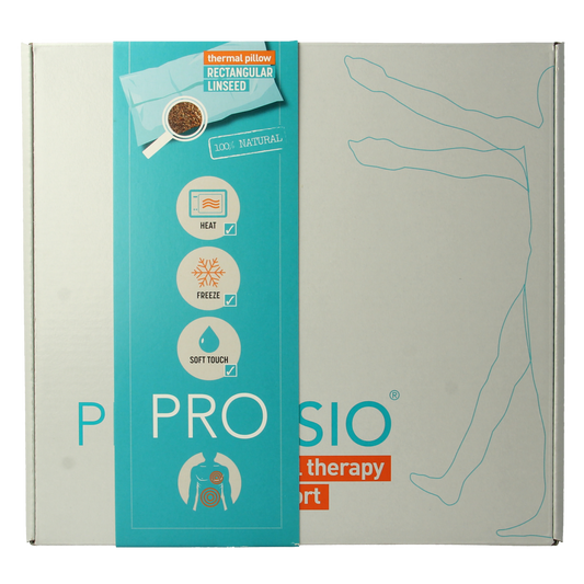 ProFysio rectangular cushion measuring 20x40cm, 1 piece, soft foam pillow for support and comfort.