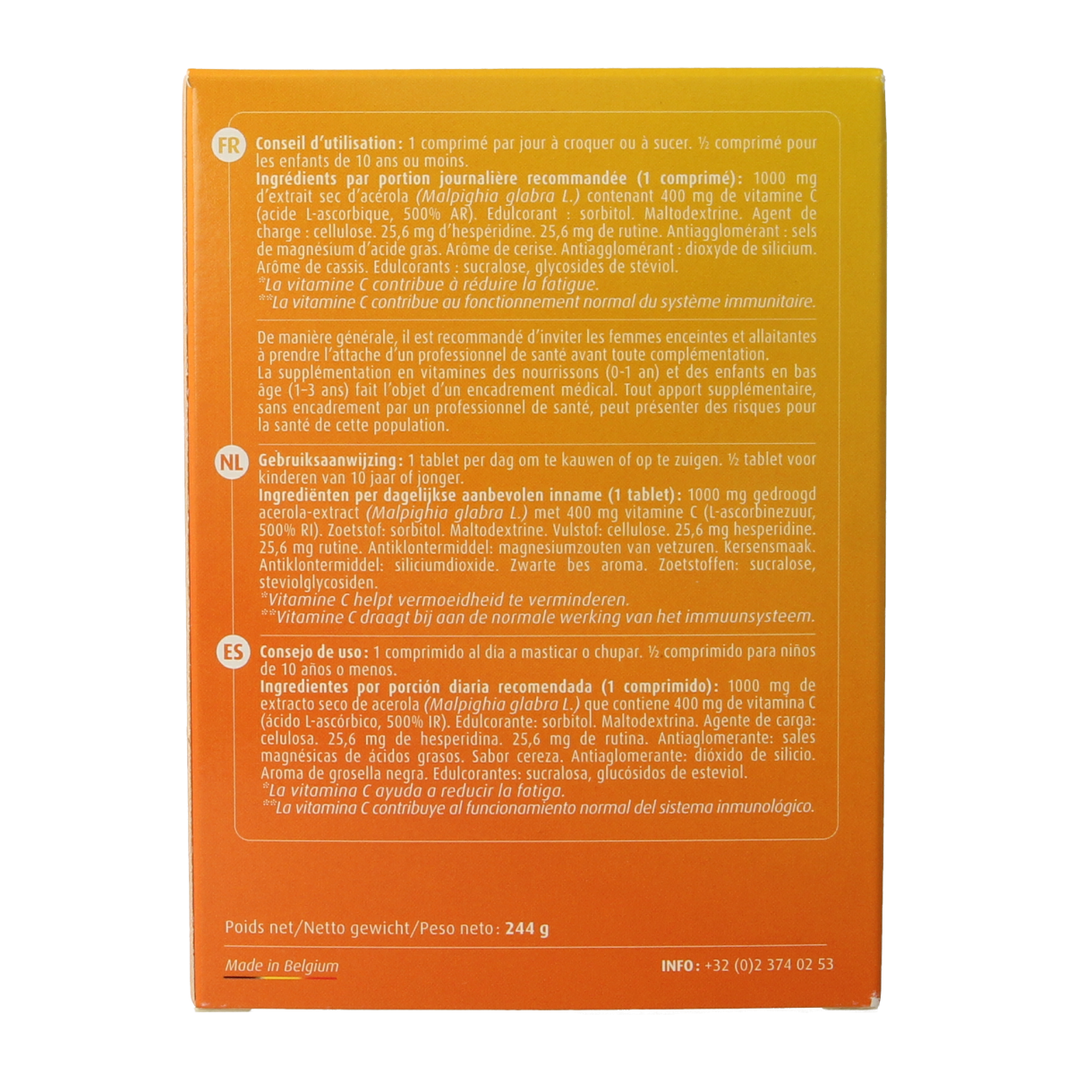 Trenker Acerola 1000 100 Tabletten