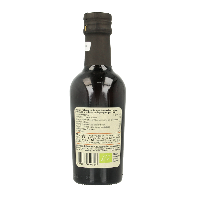 Amanprana Deluxe rode wijnazijn bio 250 Milliliter