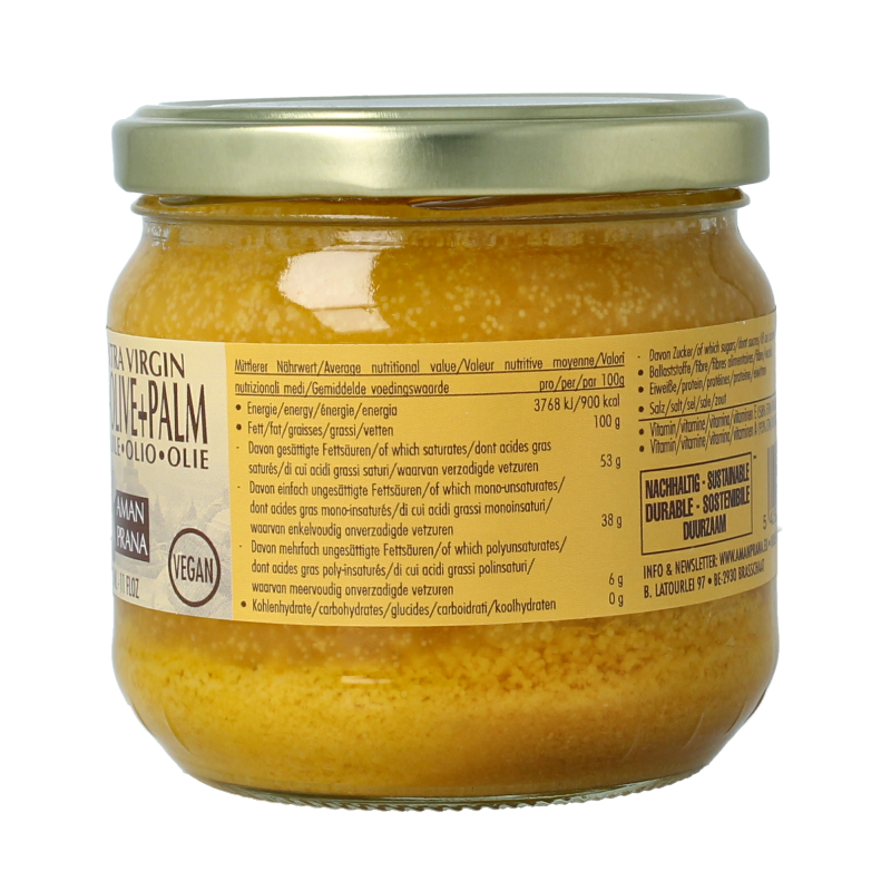 Amanprana Kokos-olijf-rode palm bio 325 Milliliter