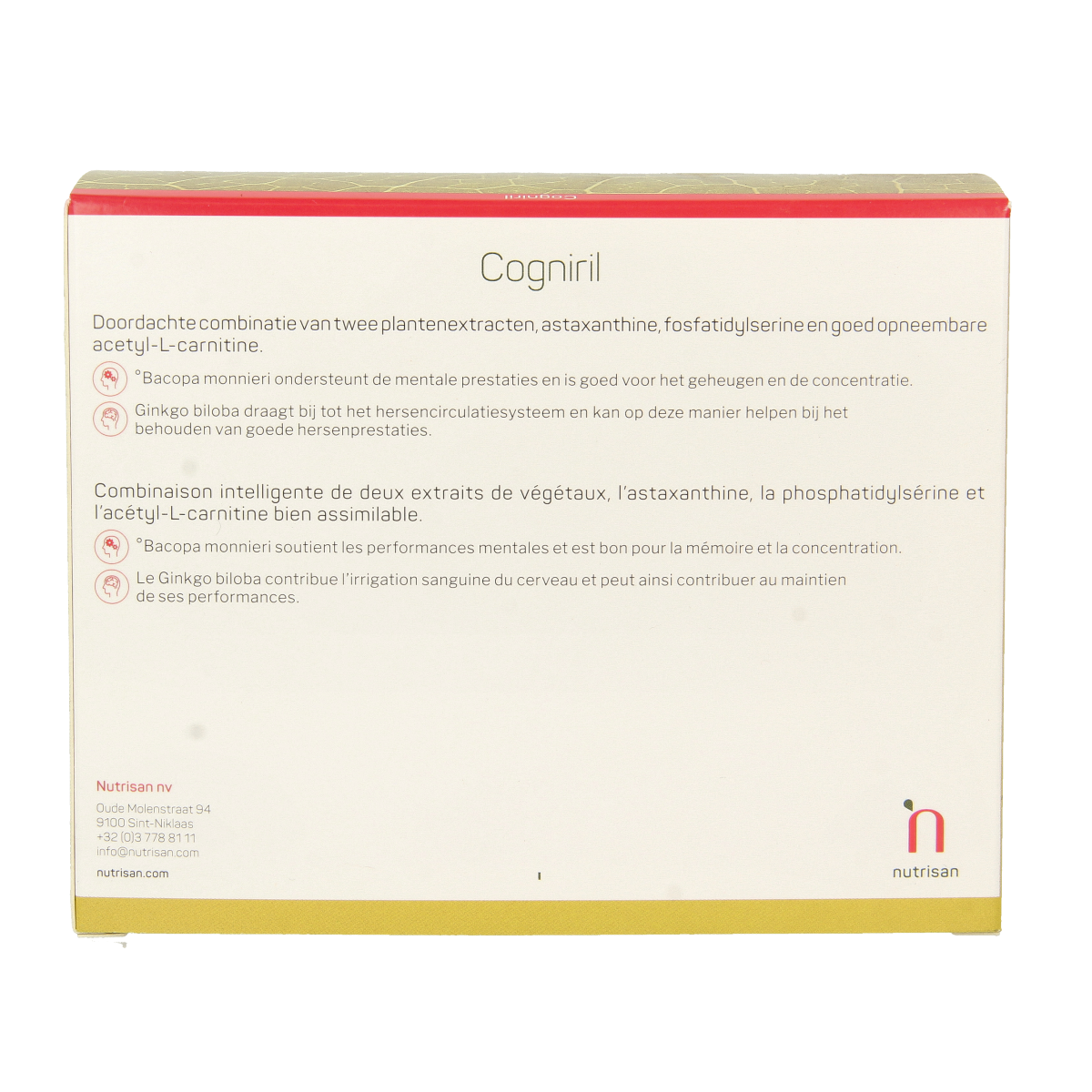 Nutrisan Cogniril 120.00 Capsules