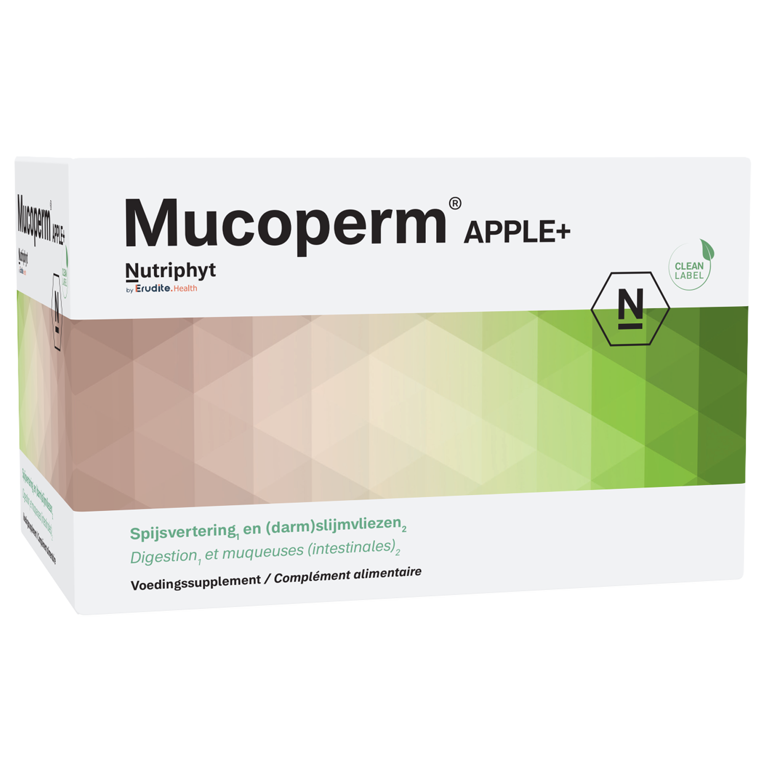 Nutriphyt Mucoperm apple+ 60.00 Zakjes