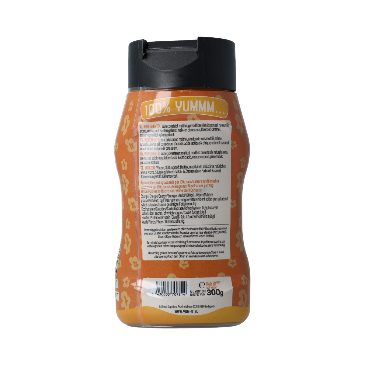 Yum-It Popcorn caramel topping 300.00 Gram