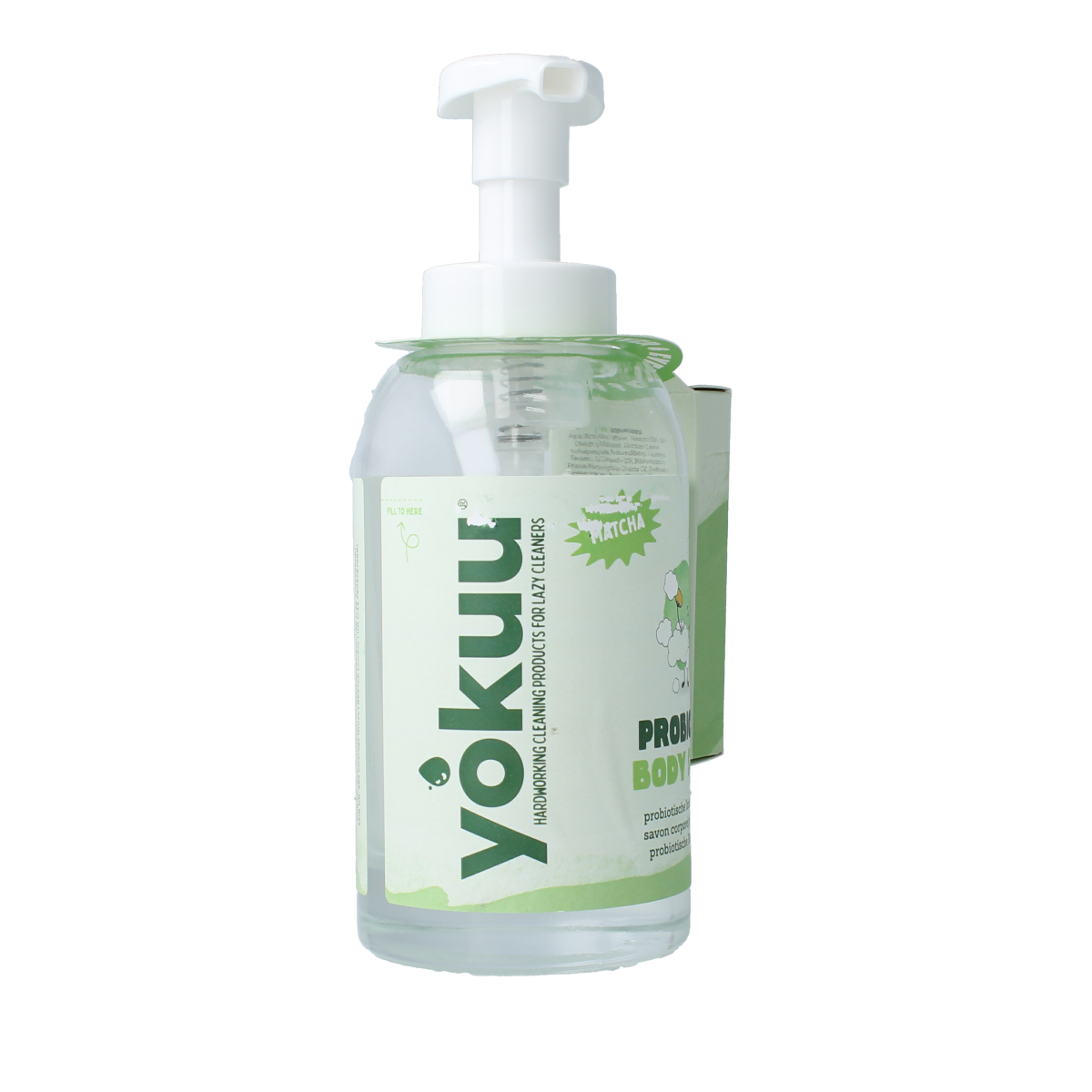 Yokuu Bodywash matcha startkit (1tablet + 1 fles) 1.00 Set