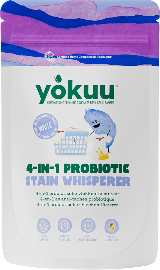 Yokuu 4-in-1 probiotische vlekkenfluisteraar witte was 1020.00 Gram