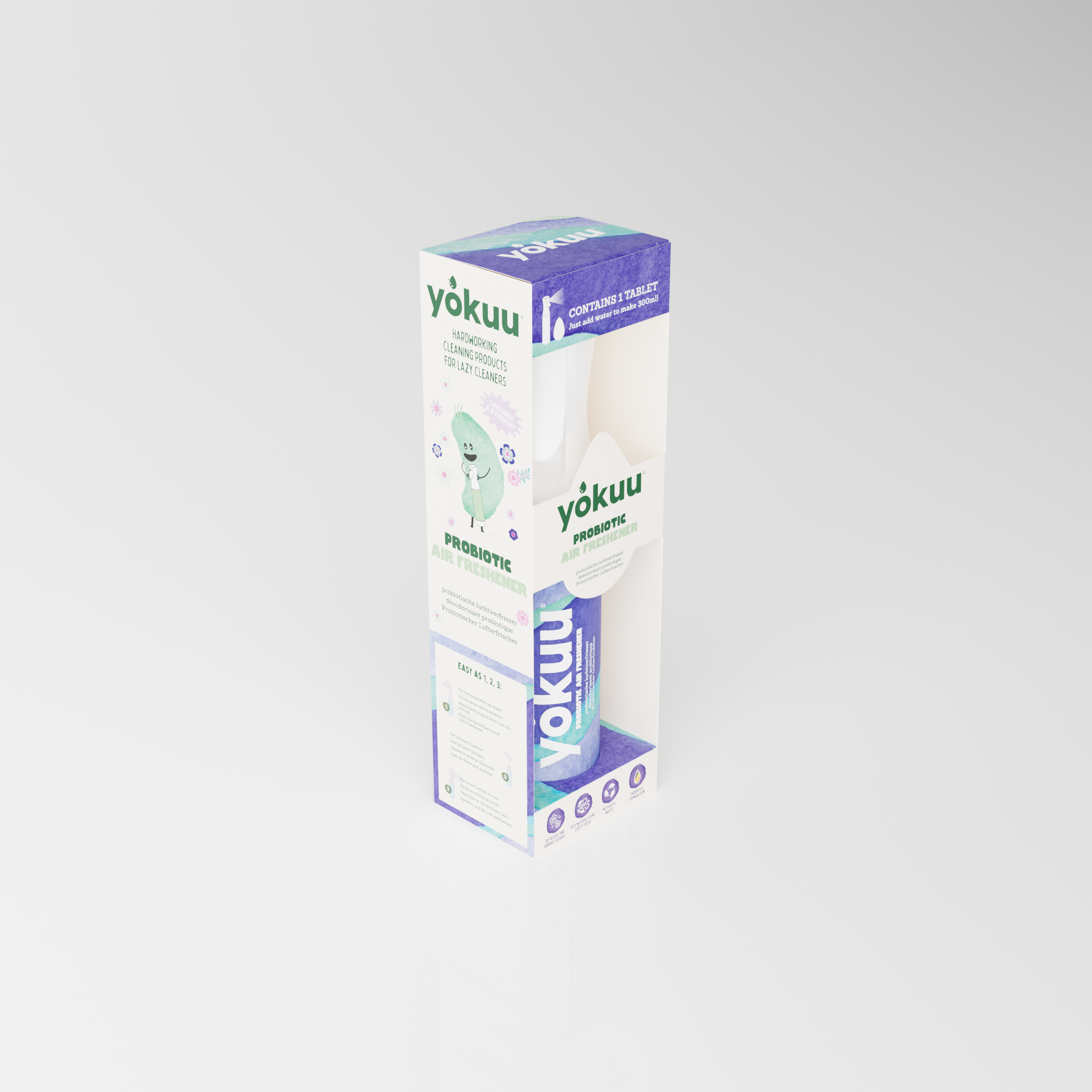 Yokuu Probiotische luchtverfrisser startkit parel+spray 1 Stuks