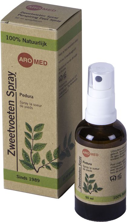 Aromed Pedura Zweetvoetenspray 50.00 Milliliter