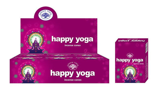 Green Tree Kegelwierook happy yoga 10.00 Stuks