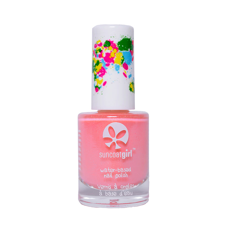 Suncoat Girl non-toxic ballerina nail polish in 9ml bottle, colorful make-up for kids with a fun ballerina theme.