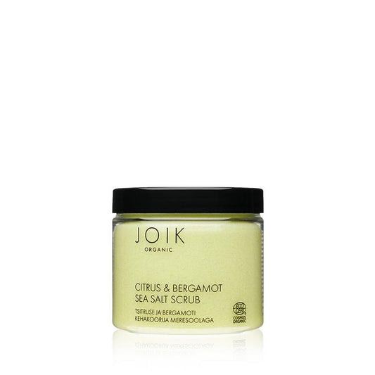 Joik Organics Citrus & bergamot sea salt scrub organic vegan 240.00 Gram