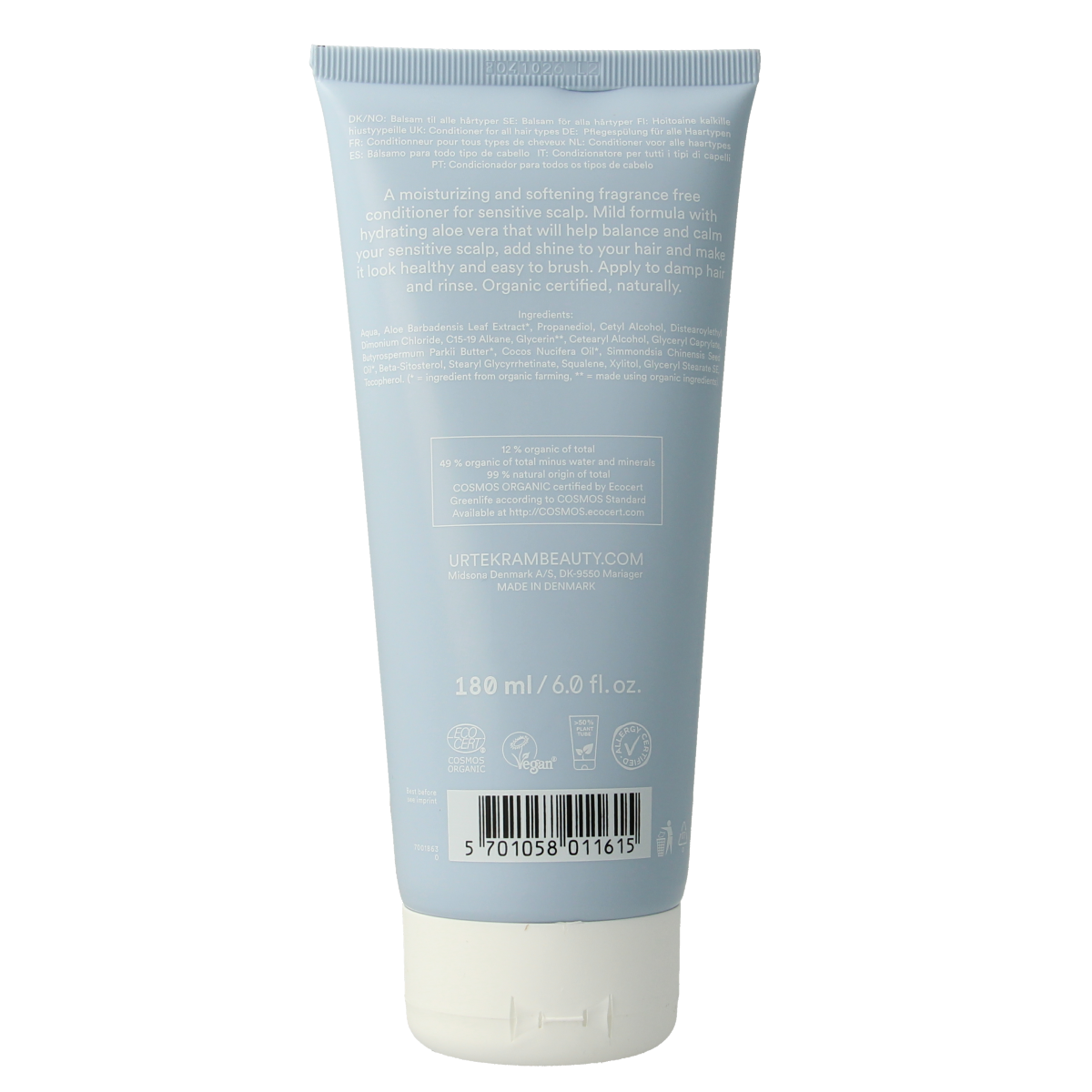 Urtekram Find balance conditioner gevoelige huid 180 Milliliter