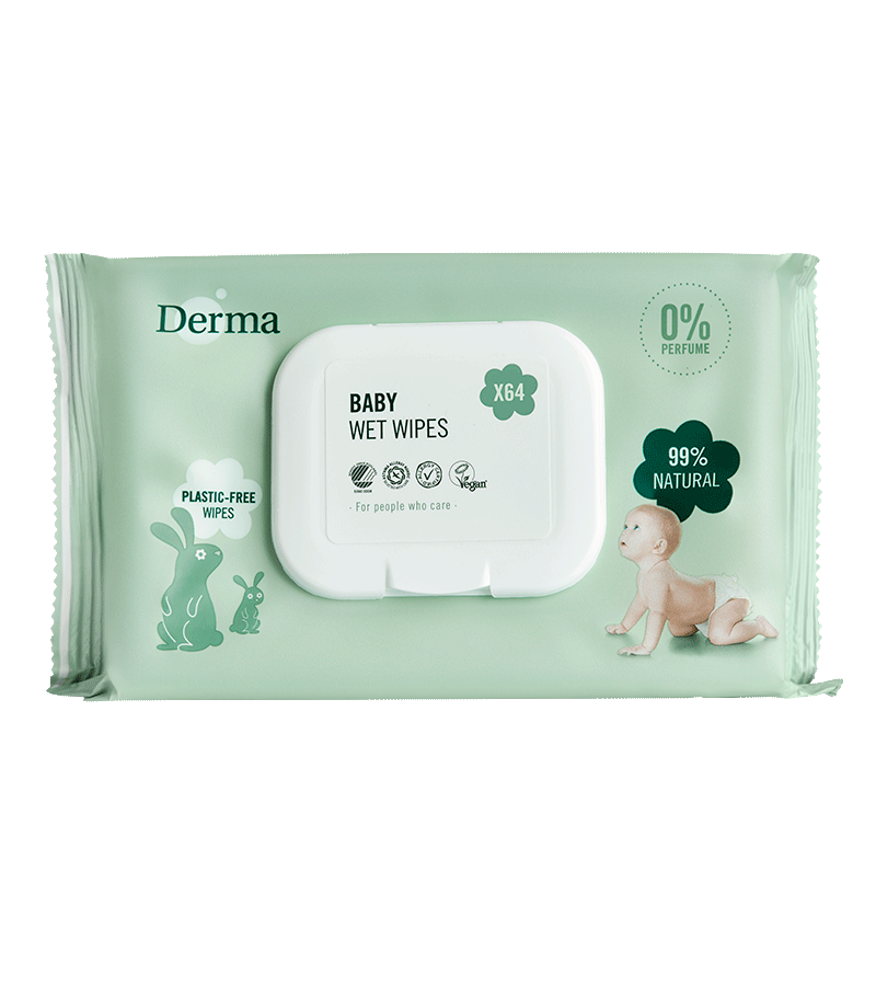 Derma Babydoekjes 64.00 Stuks