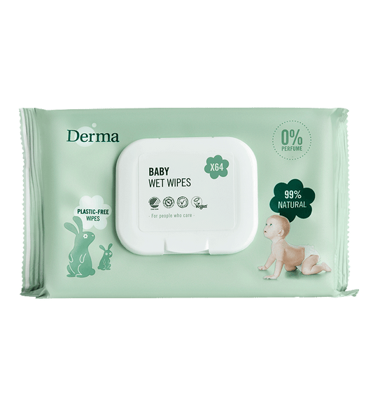 Derma Eco Babydoekjes 64.00 Stuks