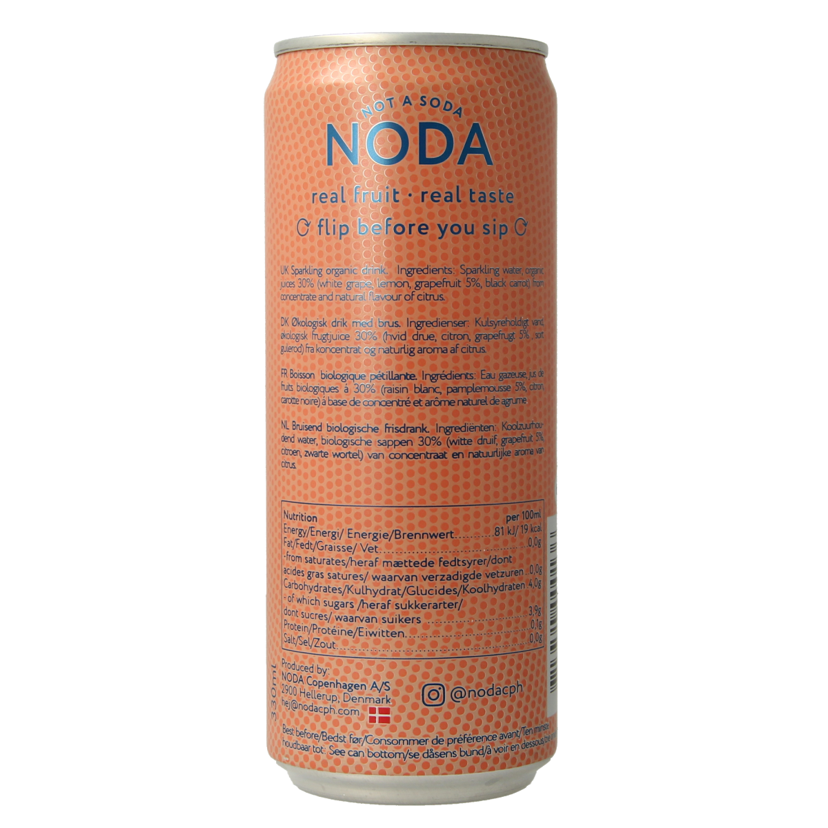 NODA Pink grapefruit bio 330.00 Milliliter