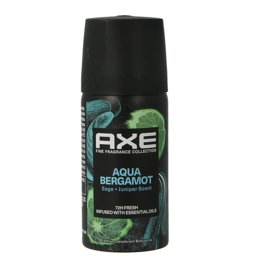 AXE Deodorant bodyspray aqua bergamot 35.00 Milliliter