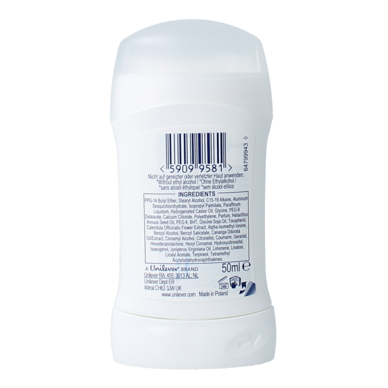 Dove Deodorant stick invisible dry 50 Milliliter