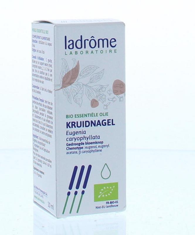 Ladrome Kruidnagel olie bio 10.00 Milliliter