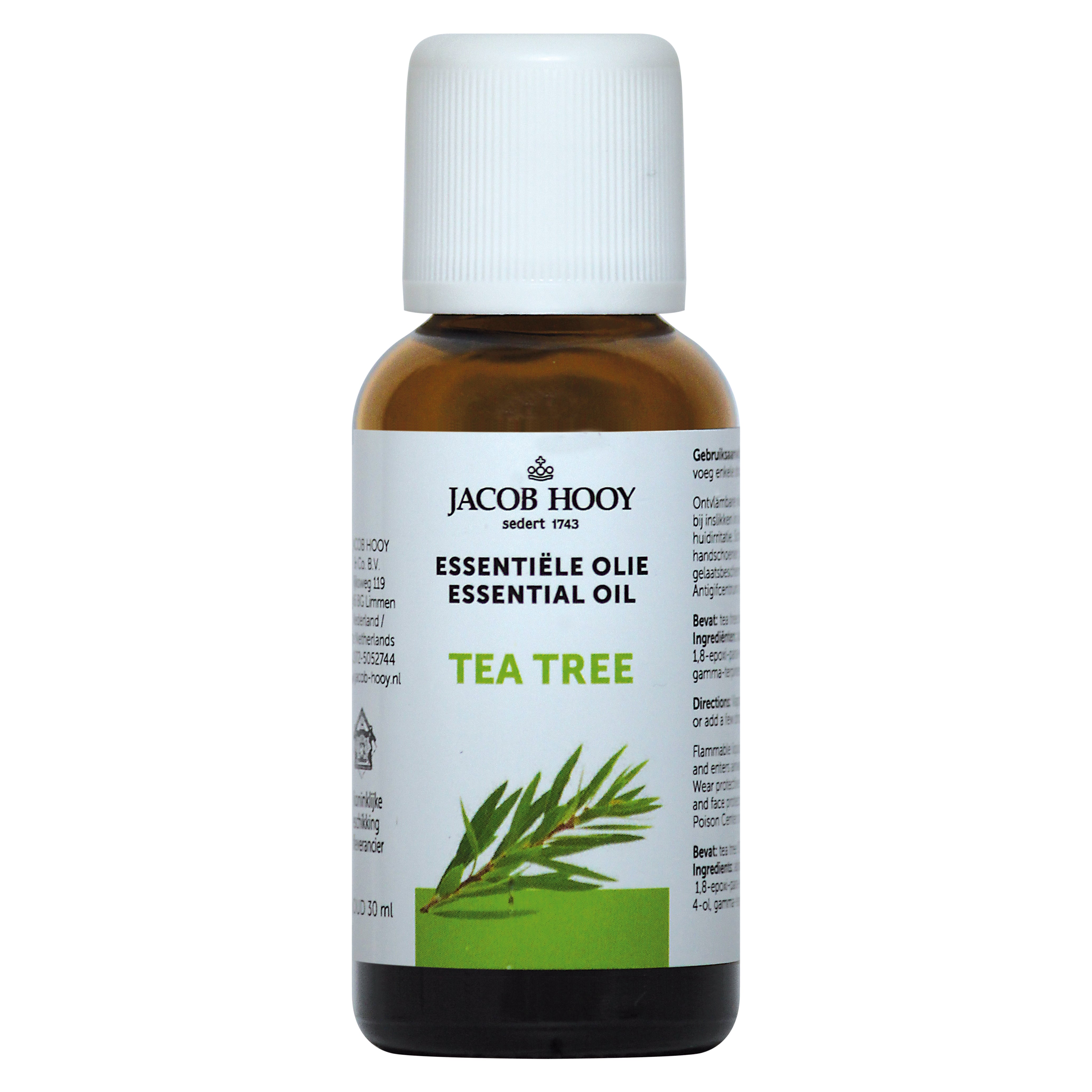 Jacob Hooy Tea tree olie 30.00 Milliliter