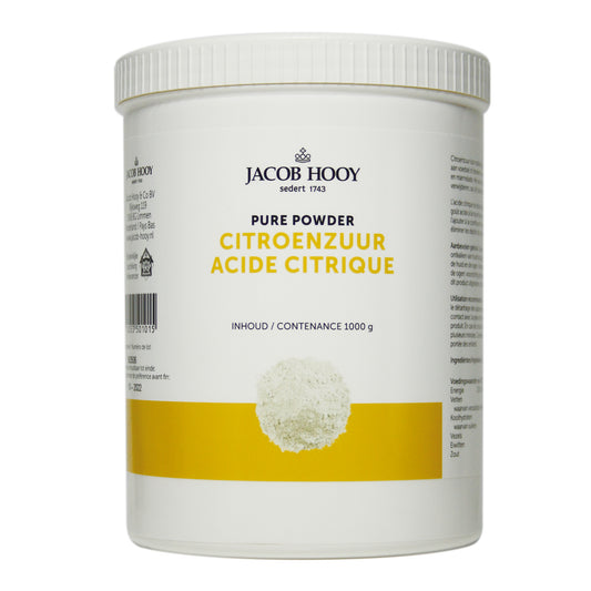 Jacob Hooy Citroenzuur pot 1.00 Kilogram