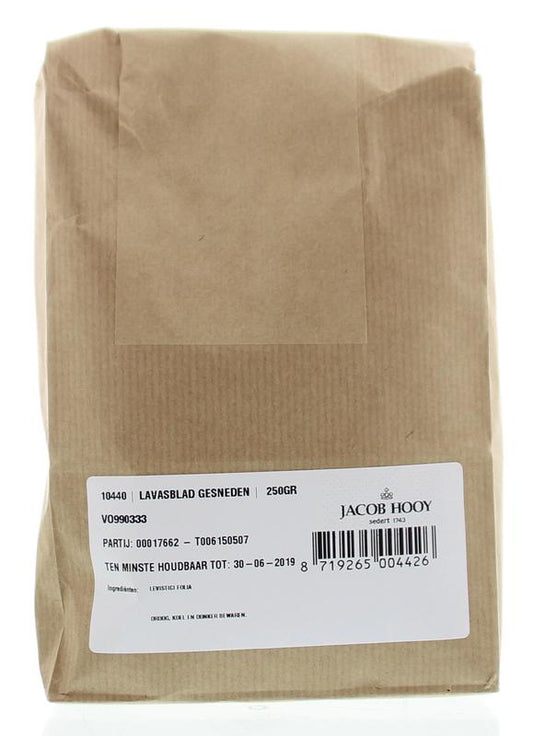 Jacob Hooy Lavasblad gesneden 250.00 Gram