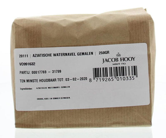 Jacob Hooy Aziatische waternavel gemalen 250 Gram