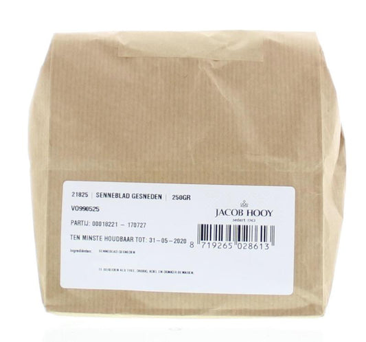 Sliced Jacob Hooy Senneblad in 250g package, a herbal salt and seasoning mix for cooking or garnishing.