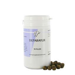 Holisan Deparayur herbal supplement tablets in a blister pack, natural herbal product from Holisan for wellness and health support.
