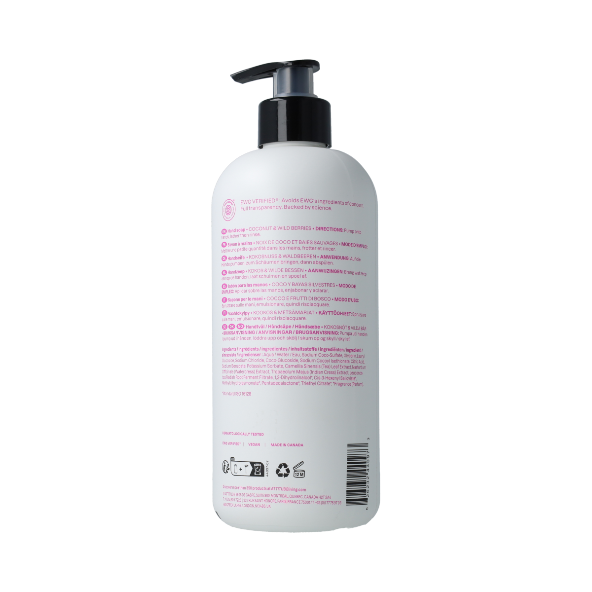 Attitude Super leaves handzeep white tea leaves 473.00 Milliliter