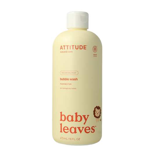 Attitude Bubbelzeep baby leaves  pear nectar 473.00 Milliliter