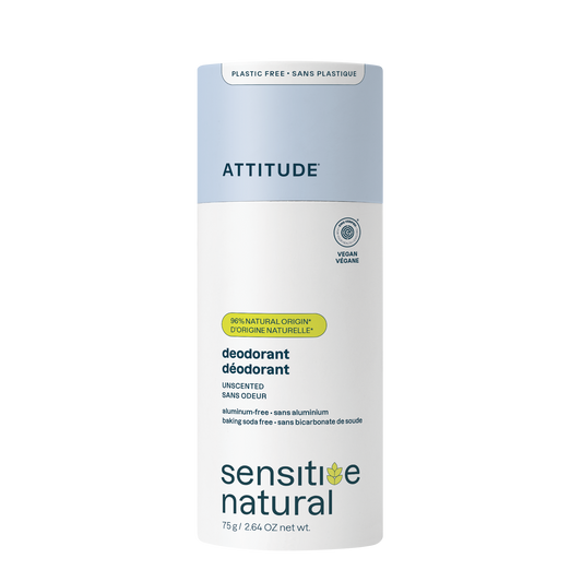 Attitude Deodorant baksoda vrij parfumvrij super leaves 75 Gram