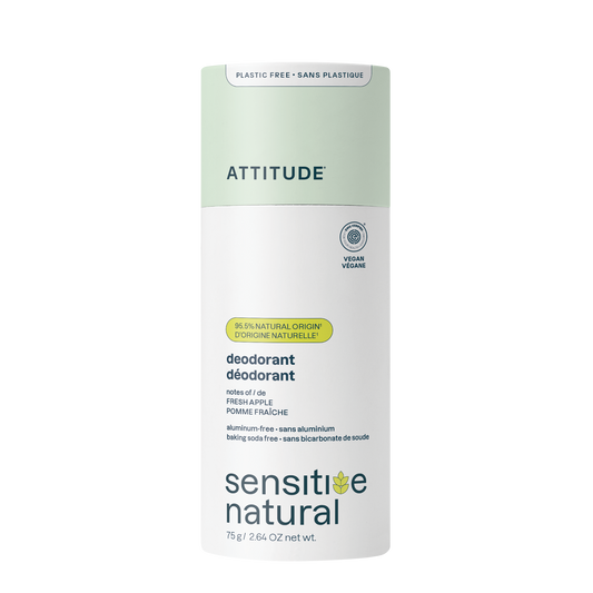 Attitude Deodorant baksoda vrij super leaves verse appel 75 Gram